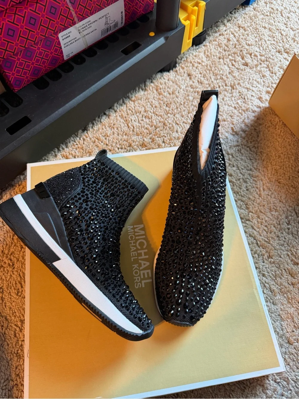 Michael Kors Skyler Bootie Sock Sneakers